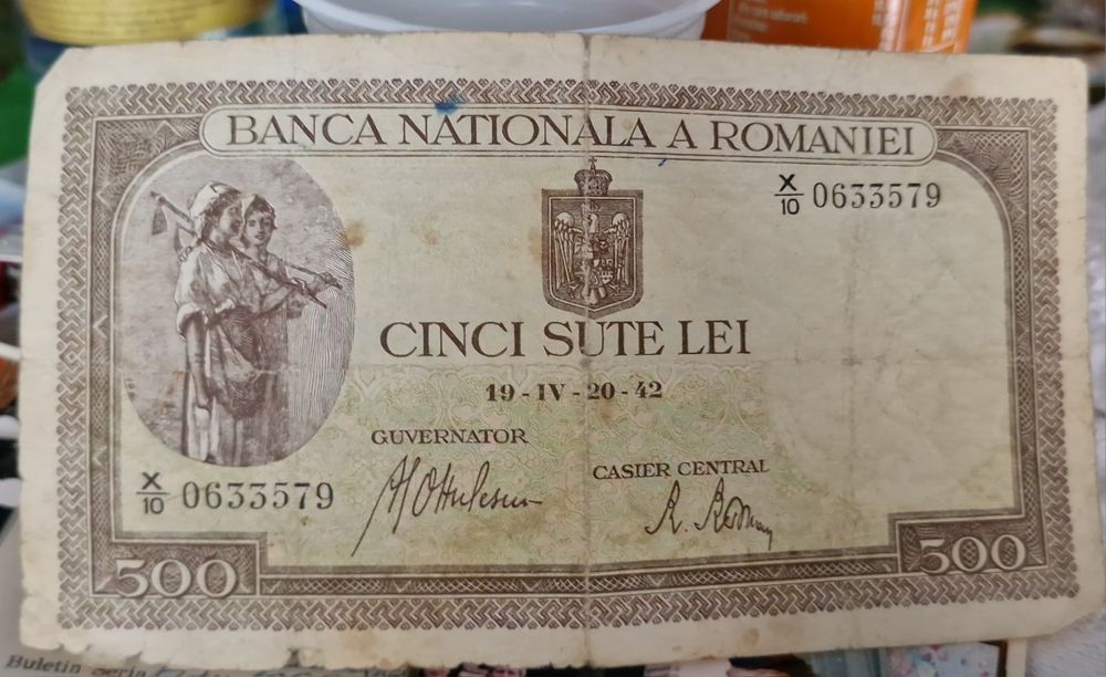 Bacnota 500 Lei din 1942