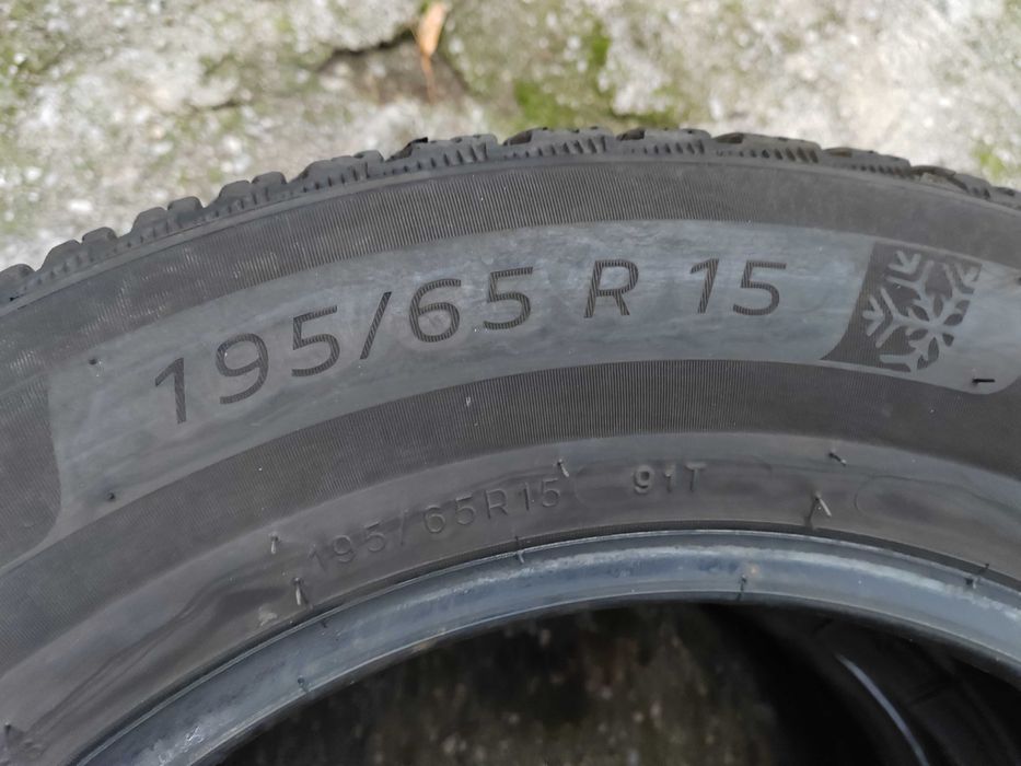 195/65/15 2бр.Michelin Alpin 7 Зимни гуми