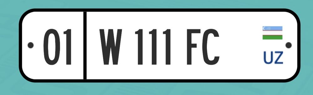 Avto nomer sotiladi 01 W111FC