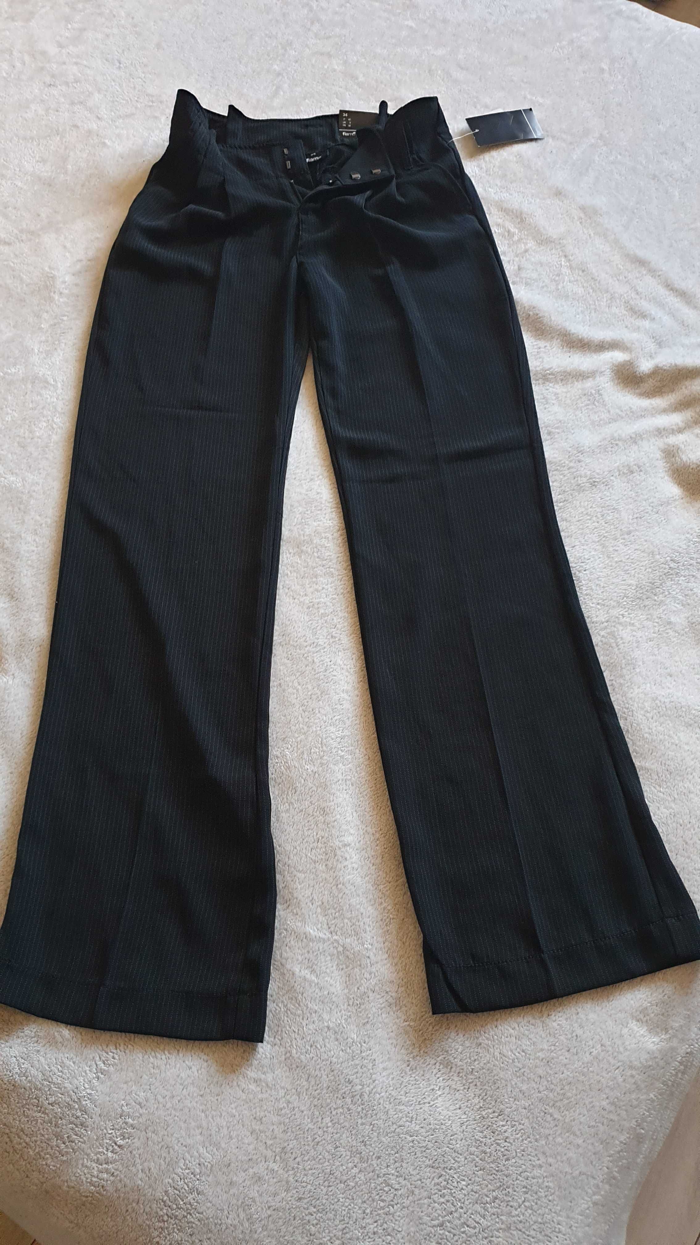 Pantaloni negri eleganti, FLAME, marime 34, S. Merg pentru un 36-38