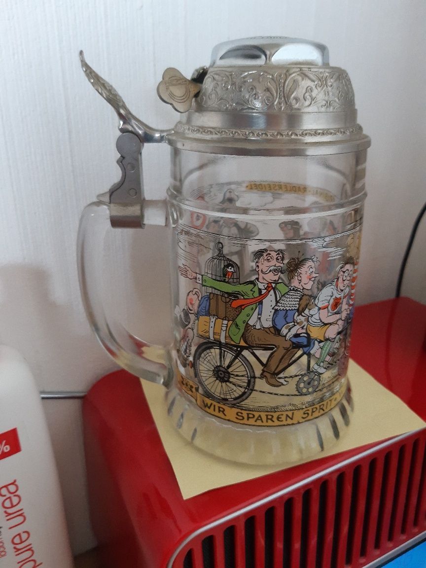 Vand halba cristal,cu sonerie de bicicleta.