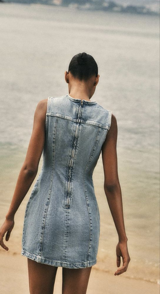 Дънкова рокля ZARA