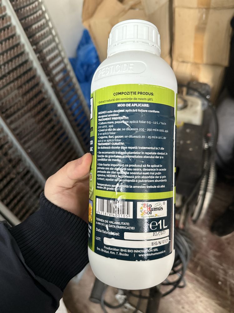 Insecticid Neemex BIO, 50% reducere , 1 Litru, Ulei de neem, Sistemic