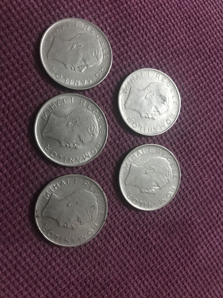 Okazie !!! Cinci monede 100 lei -1943 ..1944 !