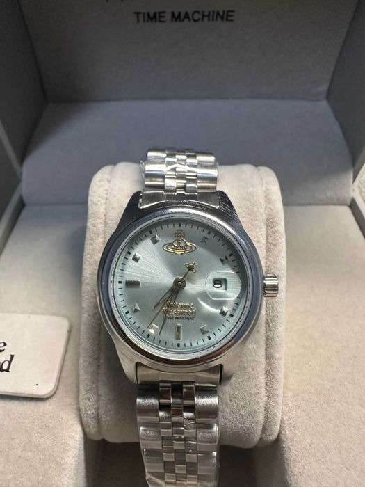 Vivienne Westwood Camberwell Ceas Dama 28 mm Albastru Deschis - Silver