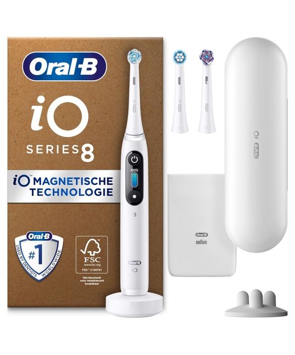 Periuta de dinti electrica Oral-B iO8 Plus, alb