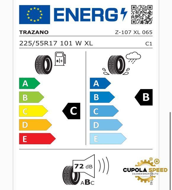 Anvelopa 225/55 R17 TRAZANO LOTZ 101W Z-107