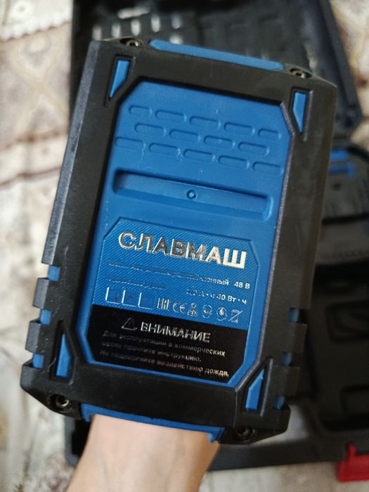 Шуруповерт, аккумуляторная дрель СЛАВМАШ C48-2B48 48 В, 60 Нм, 1800 об