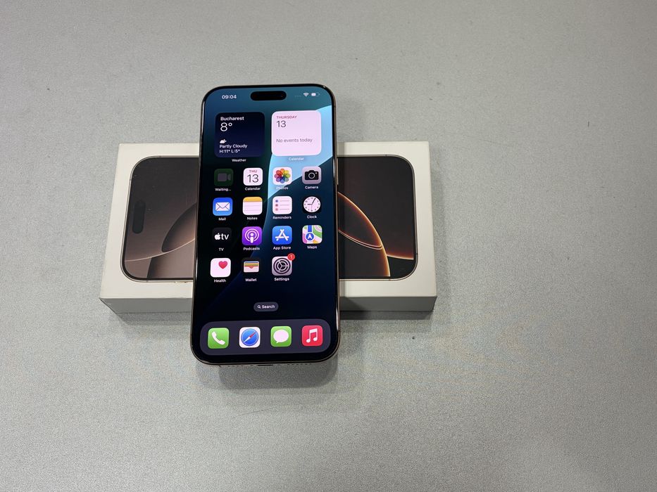 Iphone 16 Pro Max, 256 gb, Desert Titanium, la cutie