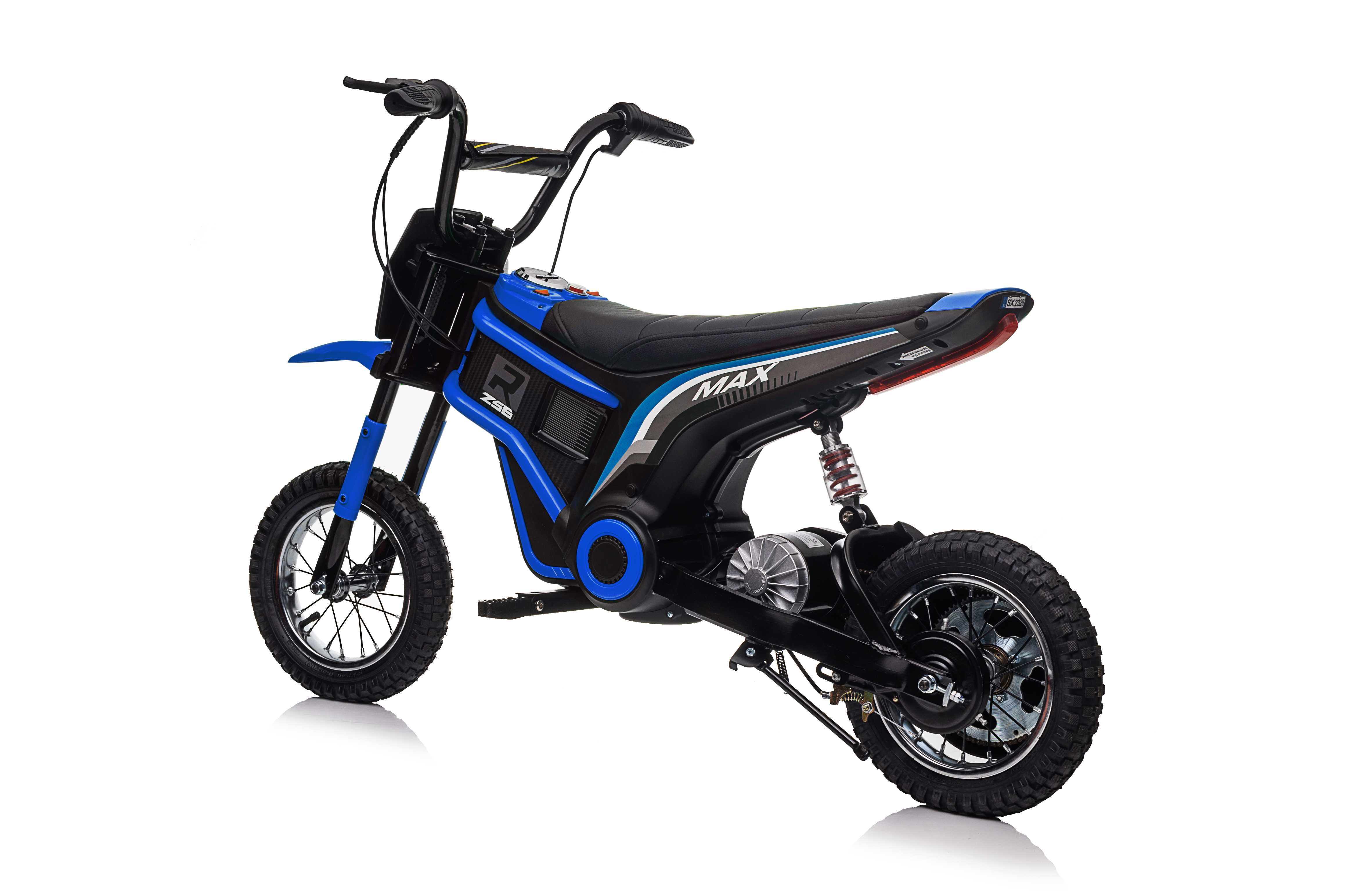Motocicleta electrica Kinderauto Enduro 350W 24V, roti gonflabile Blue