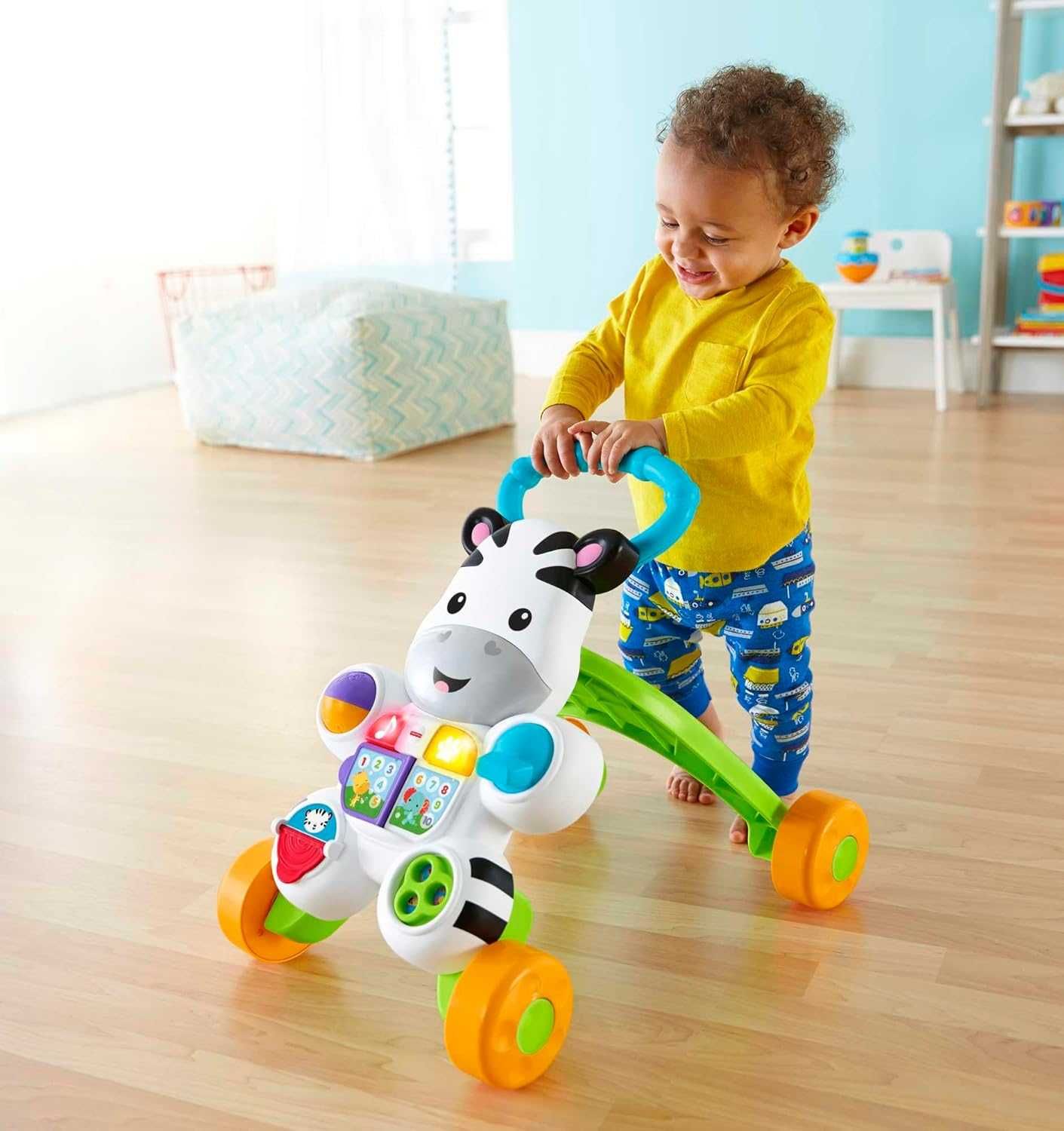 Бебешка проходилка Уолкър Зебра Fisher Price Музикална