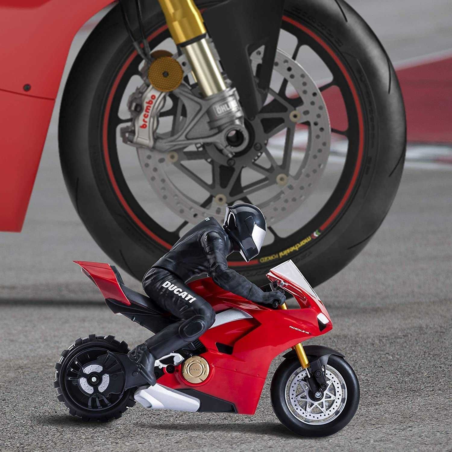 Голям Пистов Мотор с дистанционно Мотоциклет Ducati 1:6 Дукати