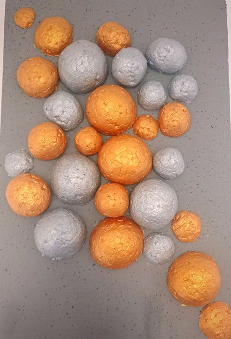 3D пейзаж из шариков