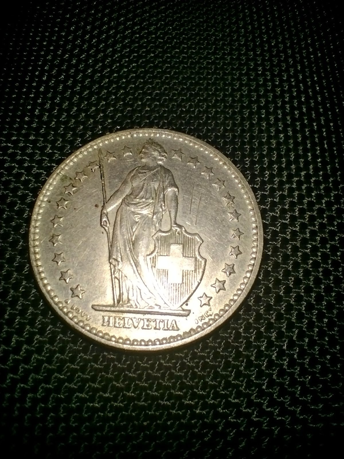 Moneda 2 Franci Elvețieni  1968