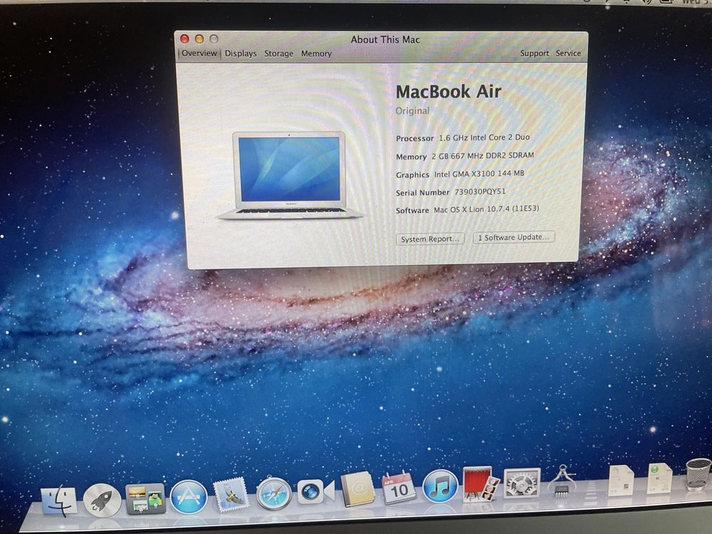 MacBook Air intel core 2 duo