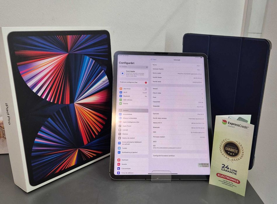 Tableta Apple iPad Pro 12.9in (2021) (AG32 B27770.1) 2 ANI GARANTIE!