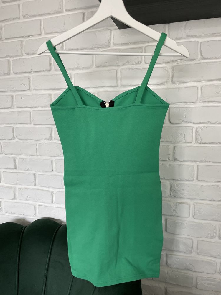 Зелена рокля от H&M, размер 34