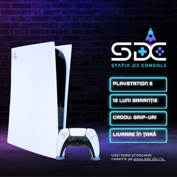 OFERTA! Playstation 5 Digital (PS5) la CUTIE | GARANTIE 12 LUNI | SDC