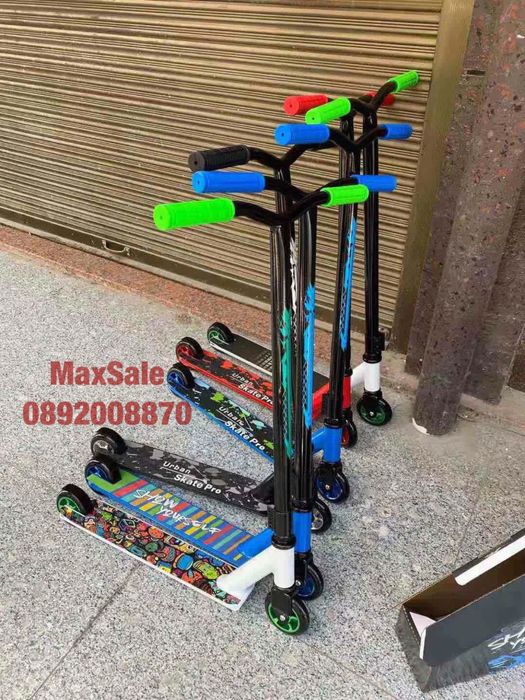 Тротинетка Freestyle фрийстайл Pro Scooter скачане стънт трикове