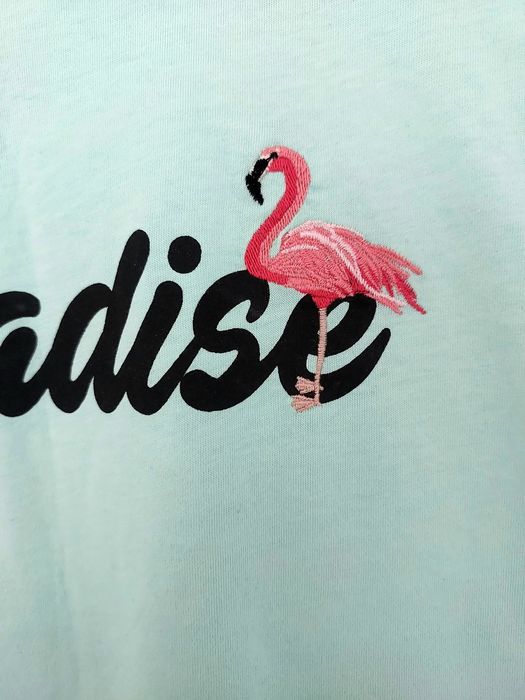 Tricou cu broderie Mango