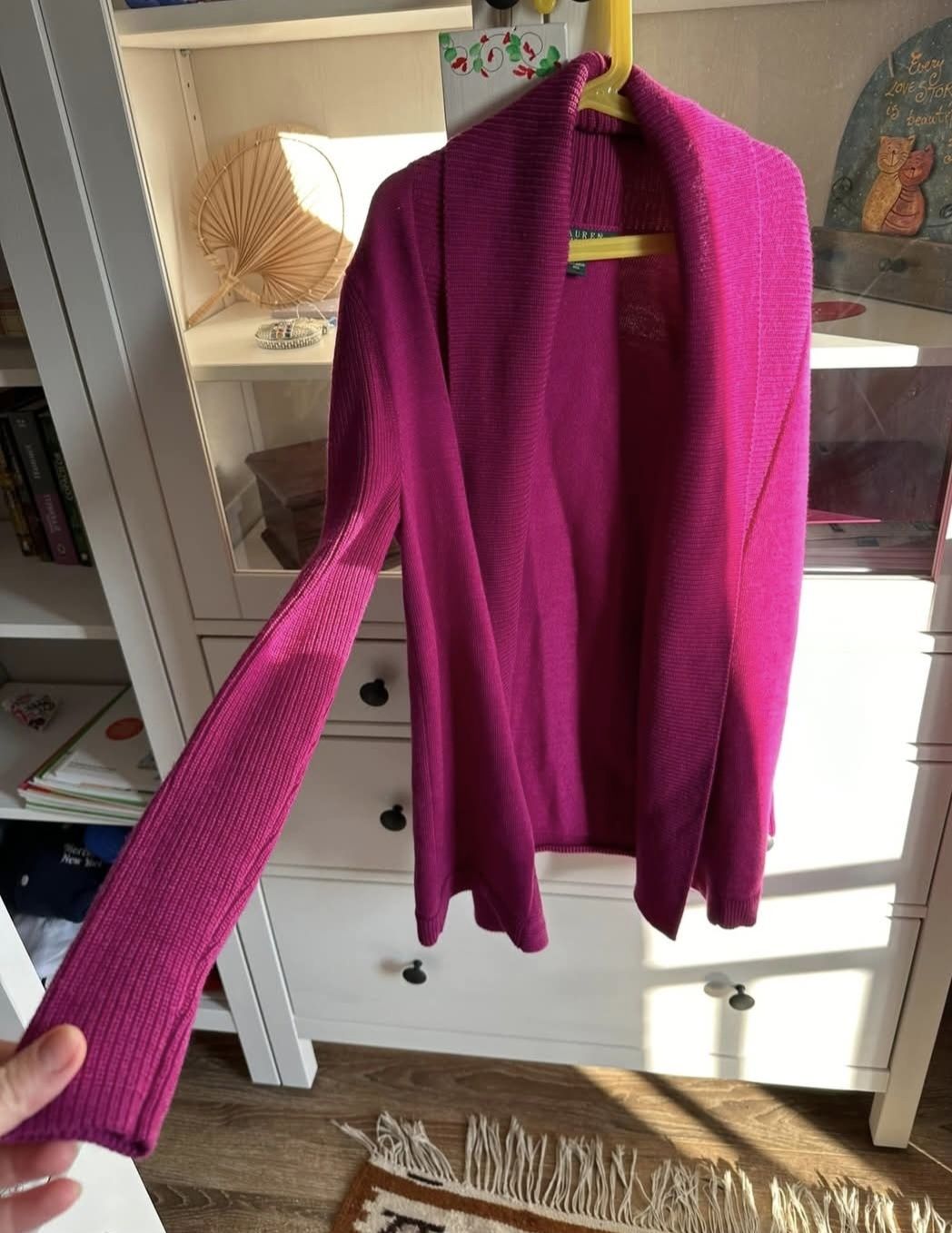 Cardigan superb, Ralph Lauren
Mărime xs, 100 % lana merino,