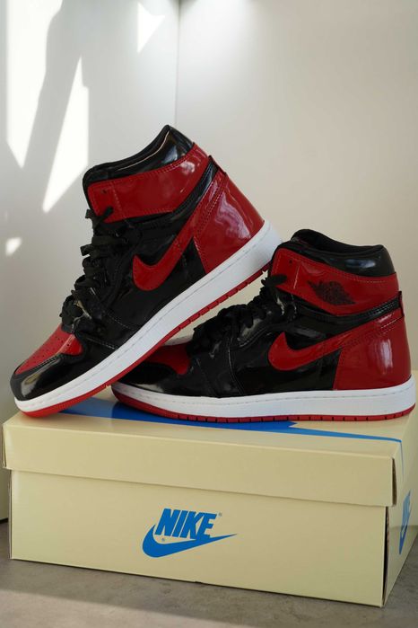 Adidași Jordan 1 PATENT- BRED Noi -Mărimi Disponibile (36-45) Cu Cutie