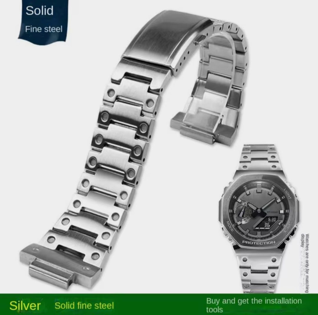 Ремешок из нержавеющей стали для часов Casio G-SHOCK GM-2100/GA2100