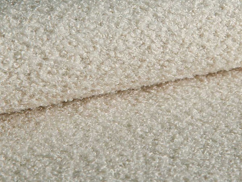 Coltar Extensibil Bonito plusat aspect lana alba
