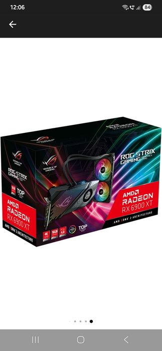 Placa video ASUS Radeon RX 6900 XT ROG STRIX LC T16G 16GB GDDR6 256-bi