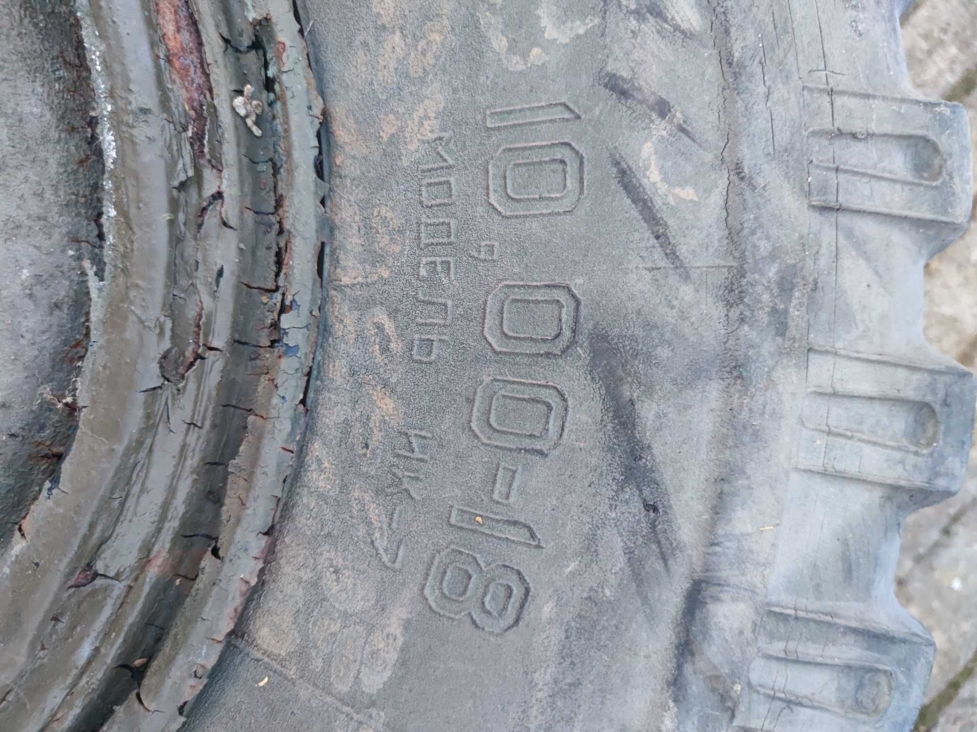 Гуми с джанти 10х18 за Газ 63