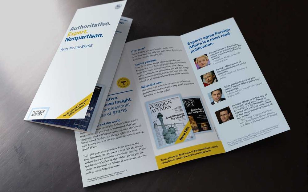 Pliante IEFTINE - 1000 buc format 1/3 A4 trifold = 999 LEI