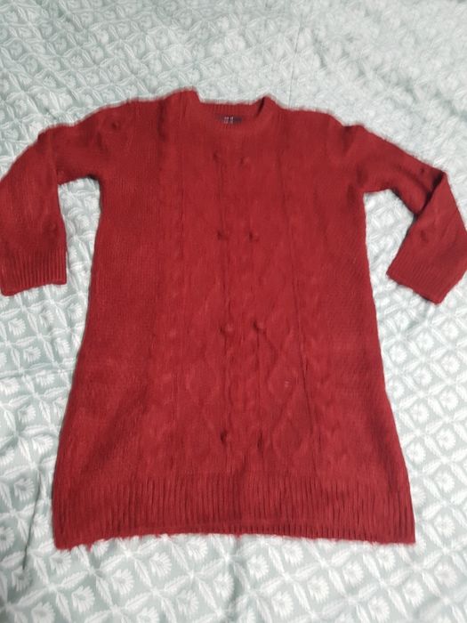 Rochie mini /pulover lung de iarna
