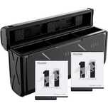 Set 2 acumulatori STAMINA + incarcator triplu USB-C GoPro 9 10 11 12