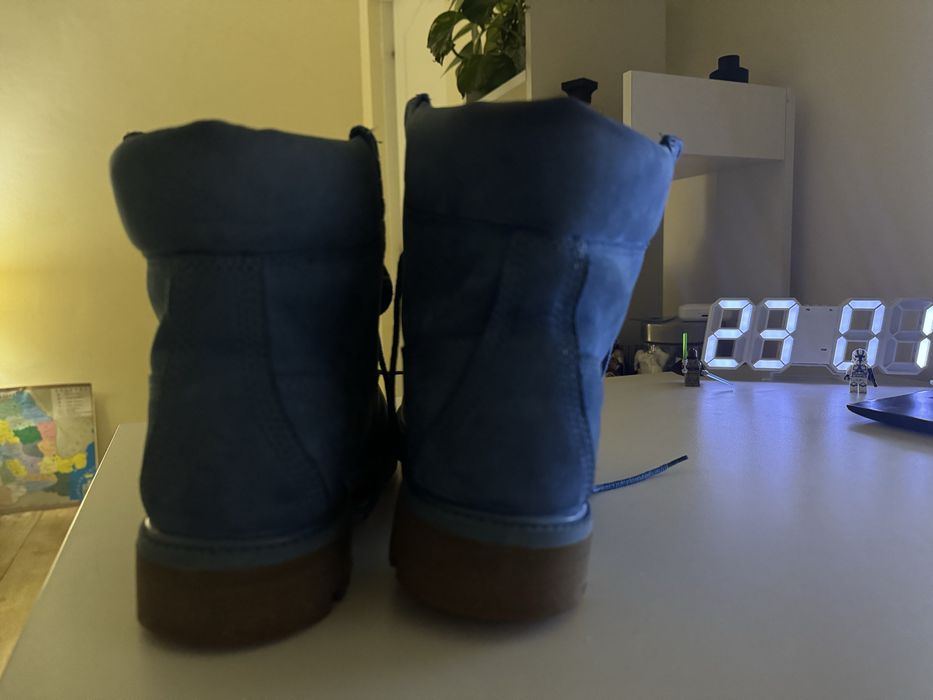 Bocanci timberland albastrii