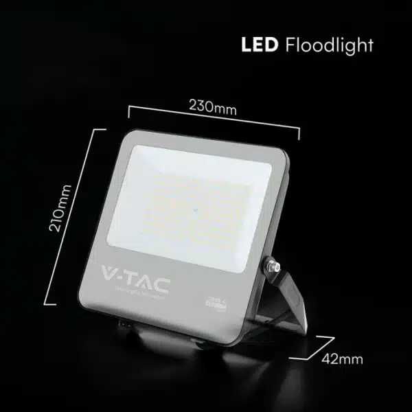 LED Прожектор 100W V-tac с CREE диоди 11480 лумена - 6 години гаранция