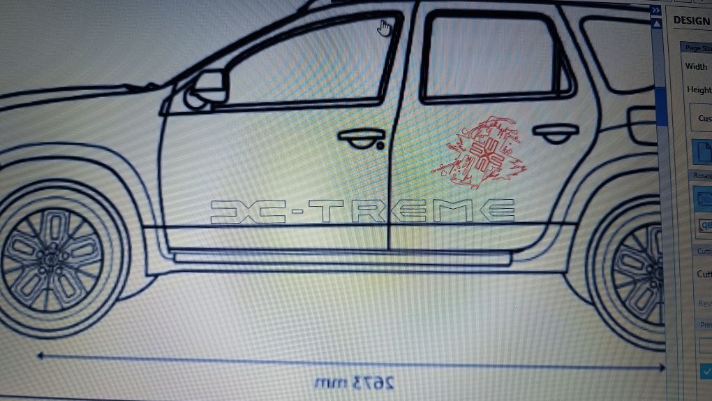 Set stickere Dacia Duster X-treme/Adventure