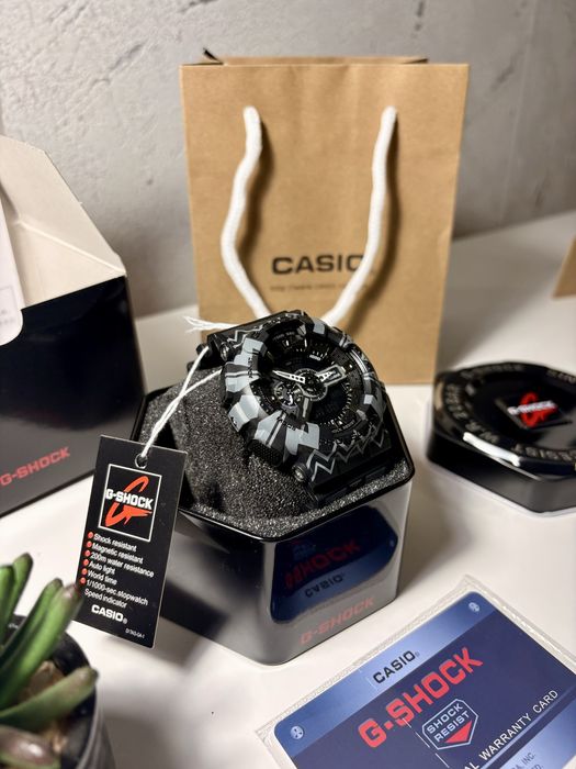 Casio G-Shock GA-110CL-6A Black & Grey Camo