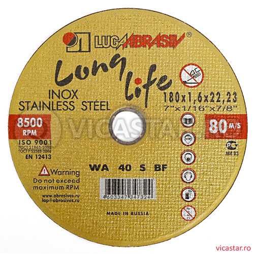 LUGADISC INOX 115,125,150, 180, 230