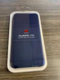 Калъф Smart View Flip Cover за Huawei P20 тъмно син