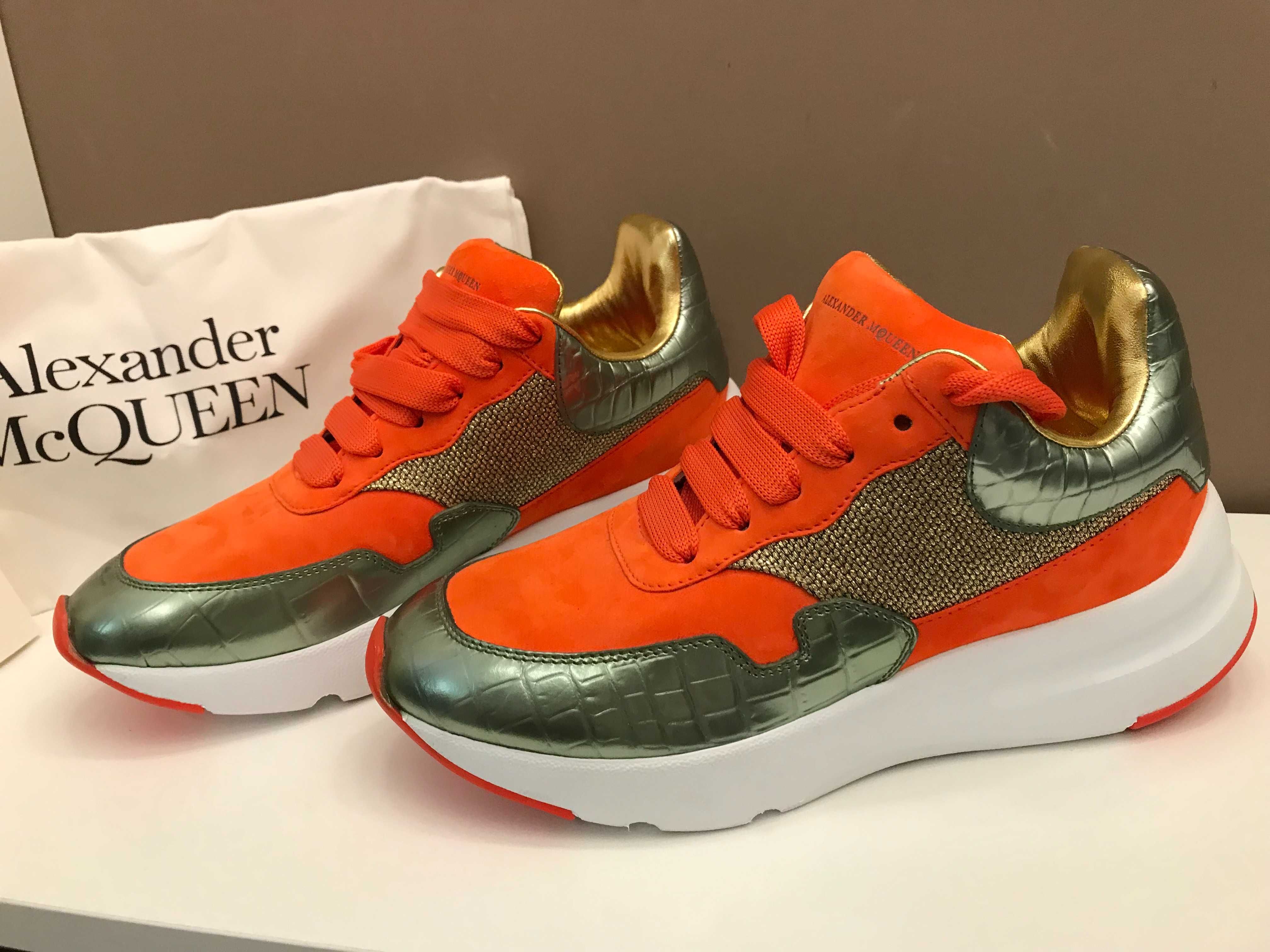 Alexander McQueen 37, new color, originali, full box