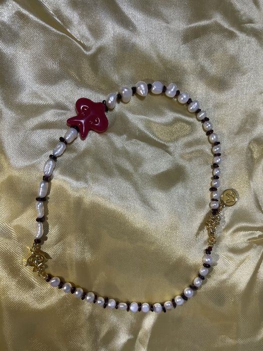 Этно чокеры из жемчуга и люкс фурнитурой, уникальный