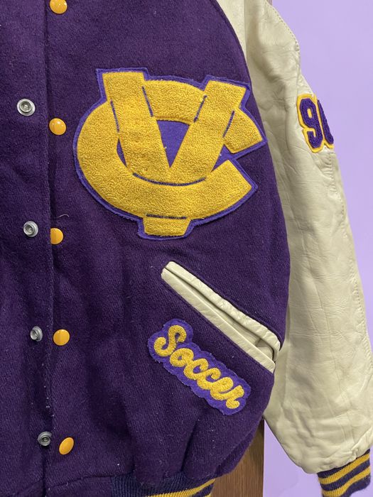 Мъжко якета естествена кожа Bomber Jacket Varsity Leather Baseball