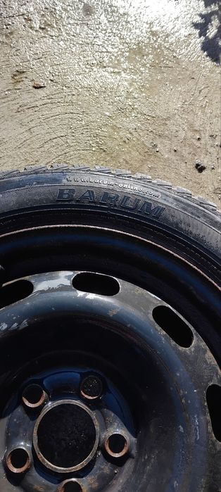 4бр железни джанти и 2бр зимни гуми