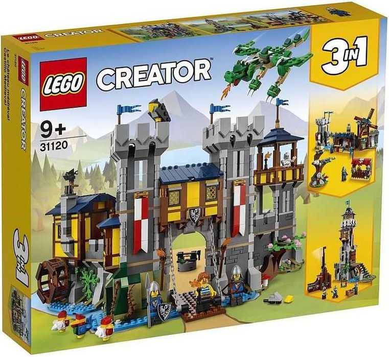 НОВО LEGO Creator 31120 - Средновековен замък