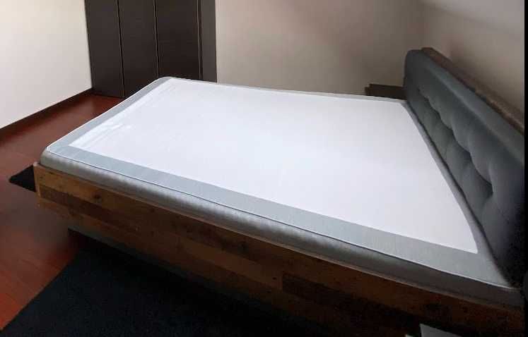 Луксозно легло спалня 180 x 200 в рустик / винтидж / индустриален стил