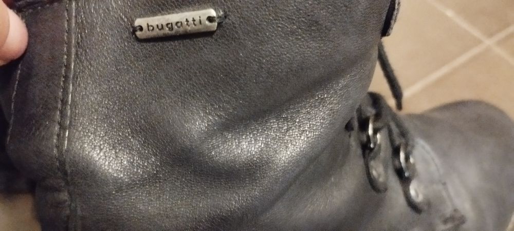 Bugatti боти естествена кожа