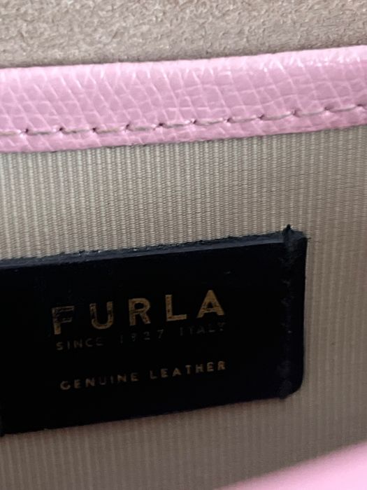 Geantă Furla 1927 Crossbody roz blush – piele naturală