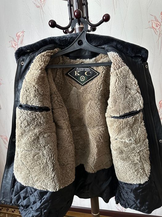 Куртка зимняя кожаная.Турецкая.Новая размер 2XL..