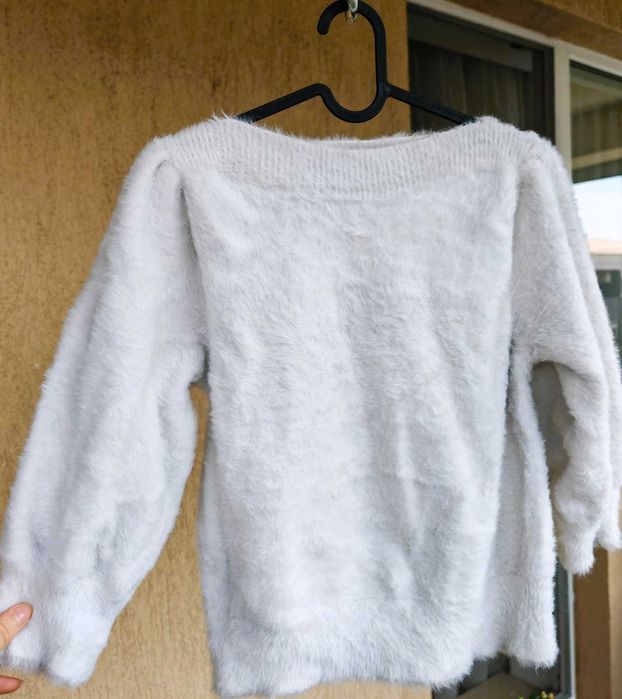 Bluza Mango, alb murdar, mărimea M