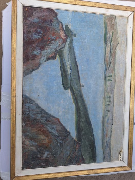 Tablou peisaj pe Dunare Matilda Ulmu